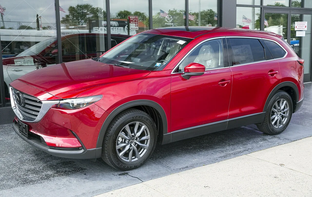 2019–2021 Mazda CX-9 — representative vehicle generation; North American body generation; US 2020 Touring example shown