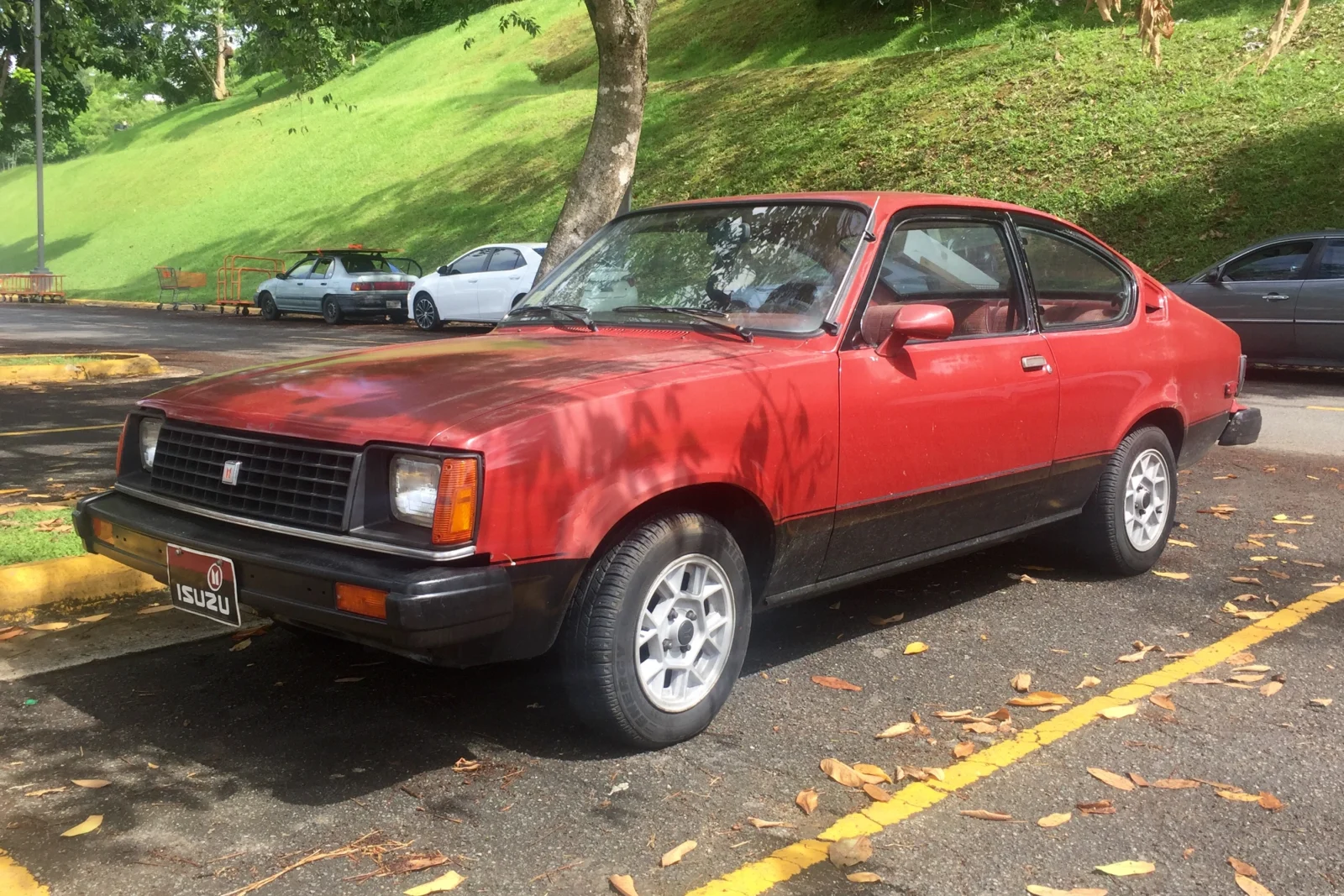 1983–1984 Isuzu I Mark — representative vehicle generation; T-body coupe photographed in Puerto Rico