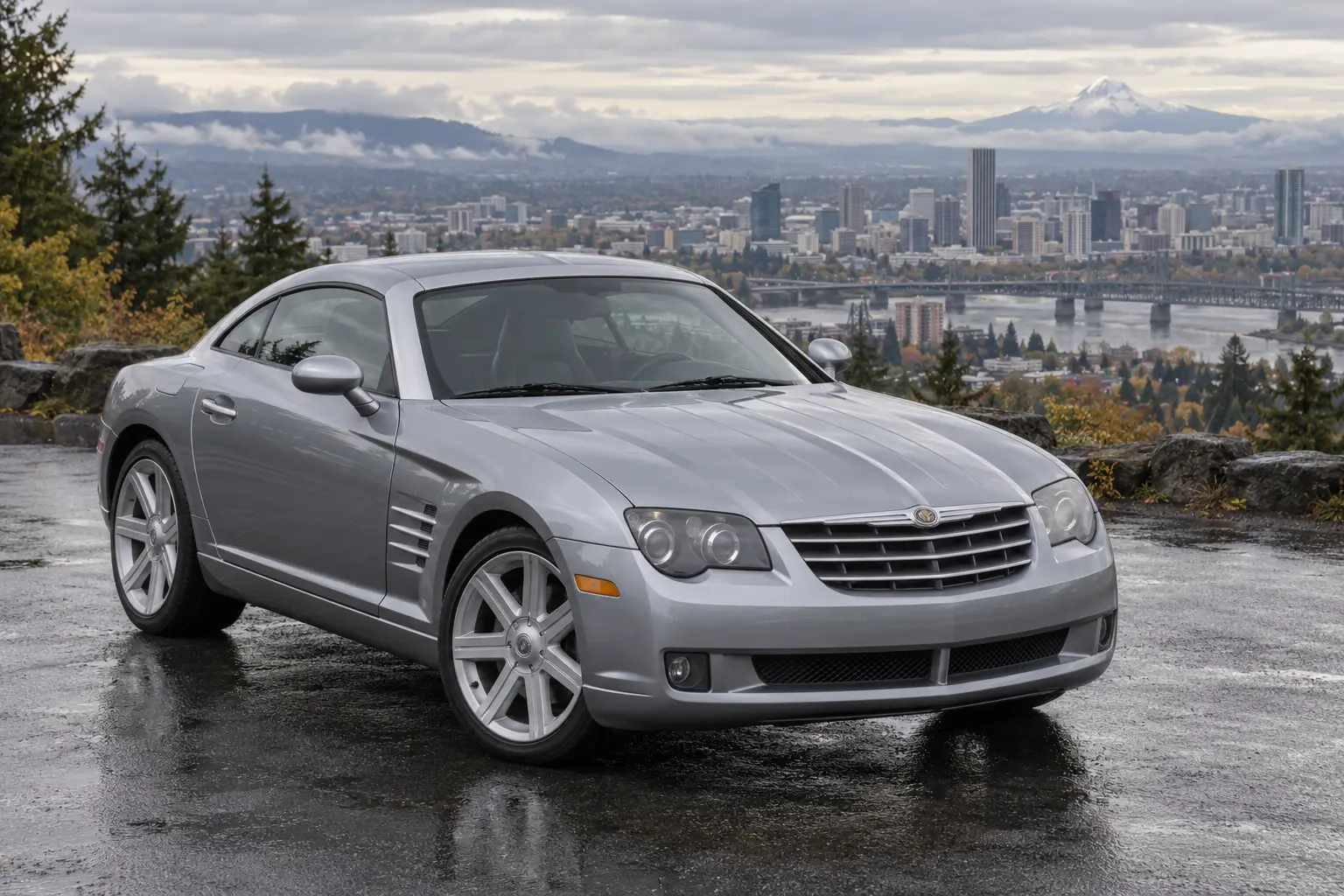 One 2004-2008 Chrysler Crossfire representative of this body-style range