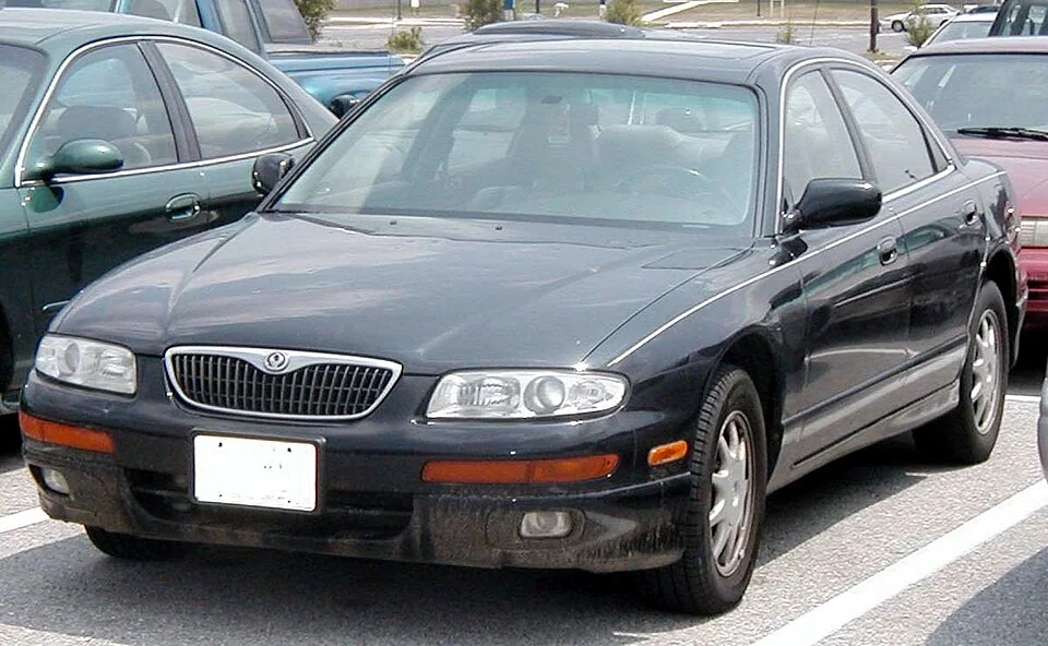 1995–1998 Mazda Millenia — representative vehicle generation; Original North American front design