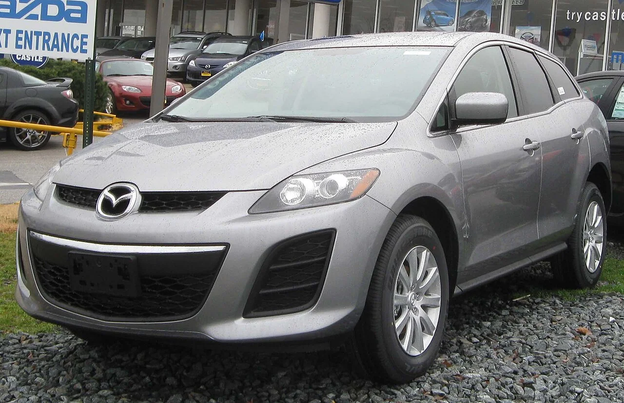 2010–2012 Mazda CX-7 — representative vehicle generation; Revised front design; 2010 US-market example shown