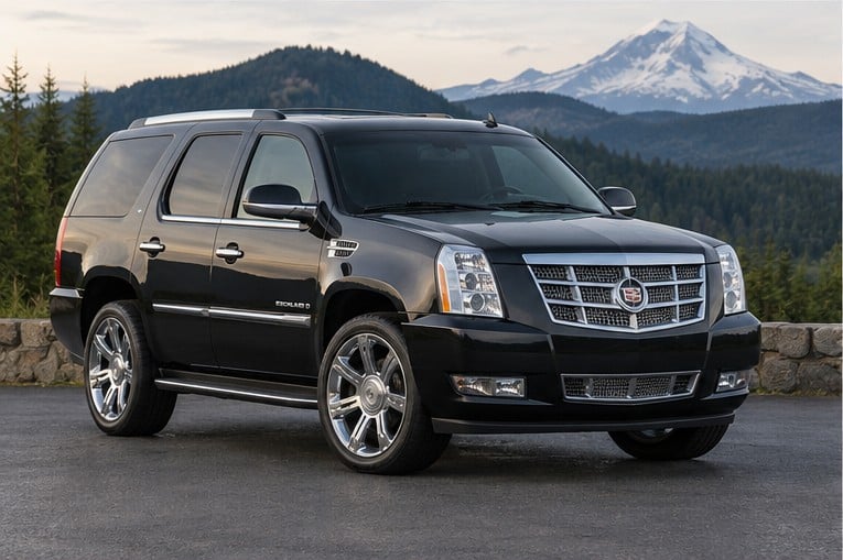One 2007-2014 Cadillac Escalade representative of this body-style range