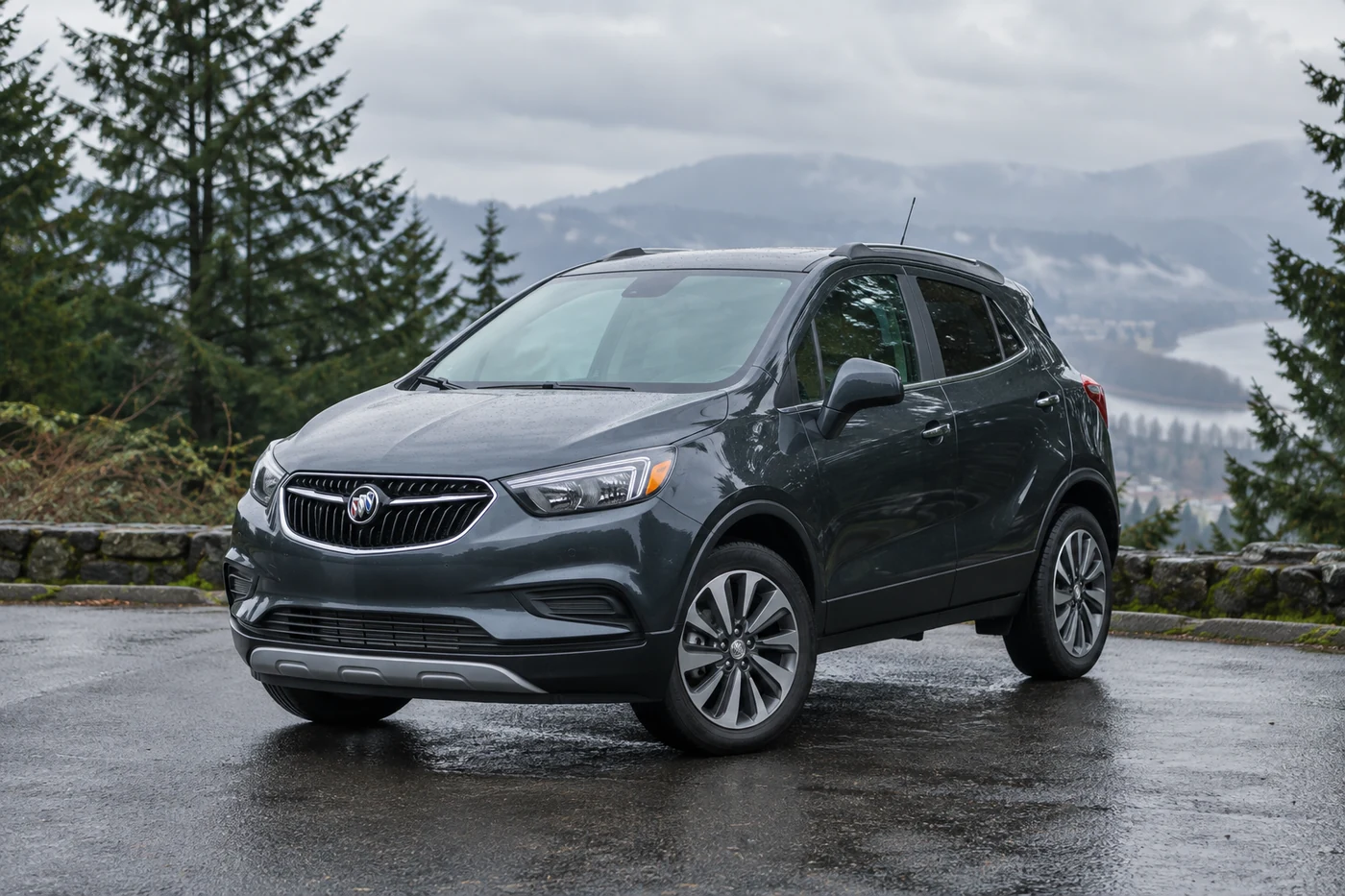 One 2021 Buick Encore representative of this body-style range