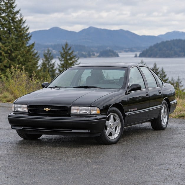 One 1995-1996 Chevrolet Impala representative of this body-style range