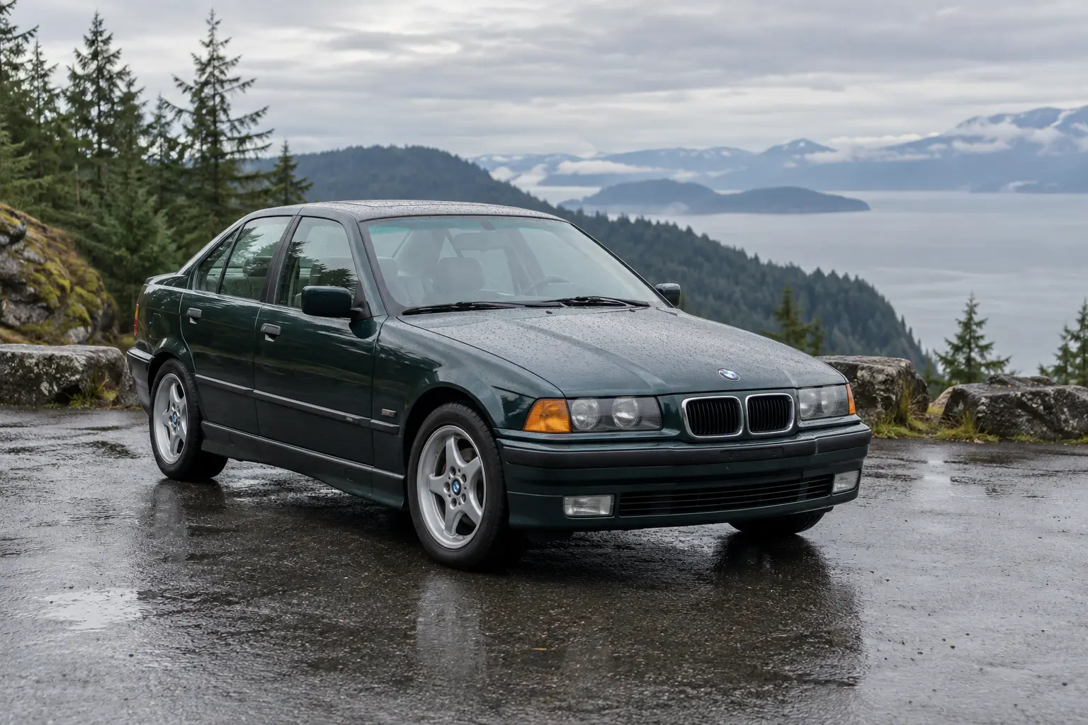 One 1995-1998 BMW 3 Series representative of this body-style range