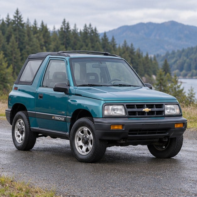 One 1989-2004 Chevrolet Tracker representative of this body-style range