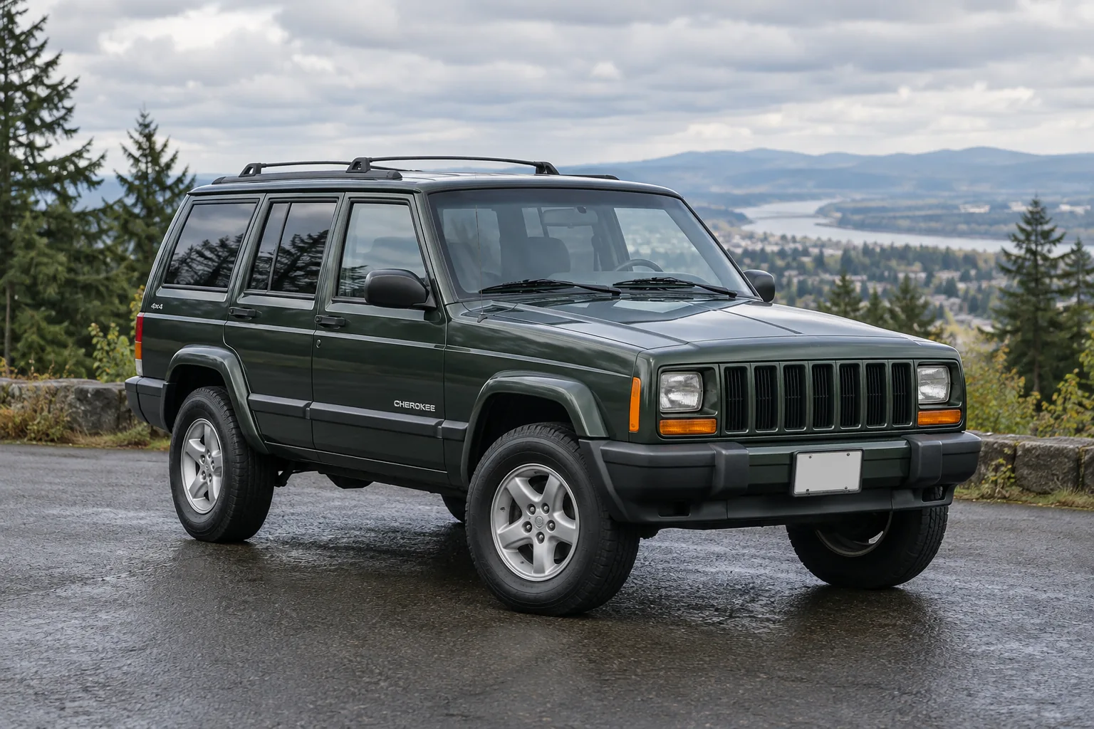 One 1998-2001 Jeep Cherokee representative of this body-style range