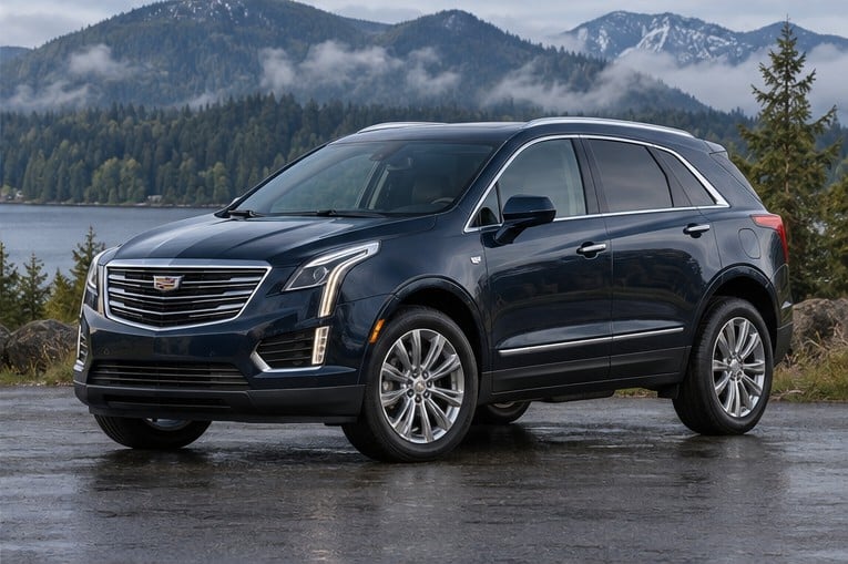 One 2017-2021 Cadillac XT5 representative of this body-style range
