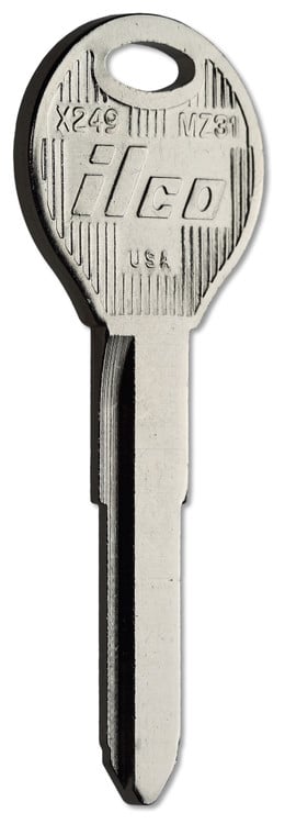 Toyota Emergency key blade