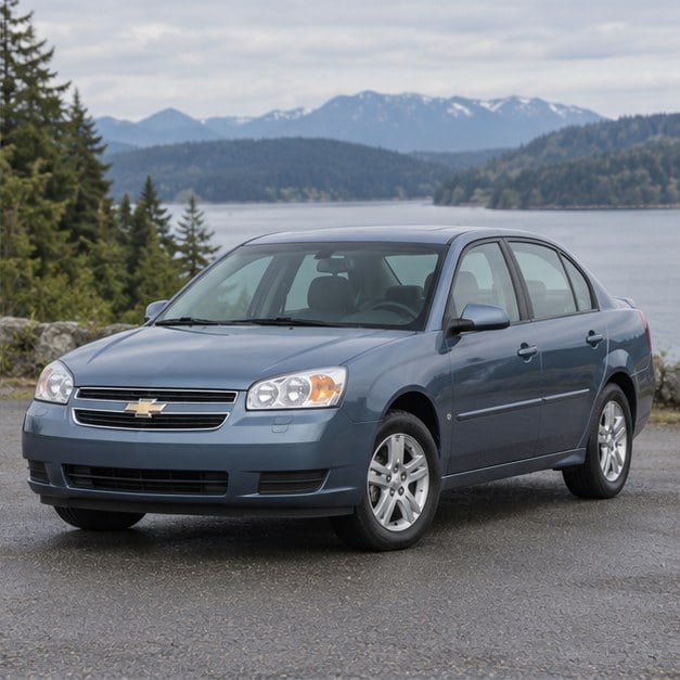 One 2005 Chevrolet Malibu representative of this body-style range