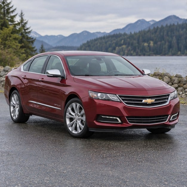 One 2014-2018 Chevrolet Impala representative of this body-style range