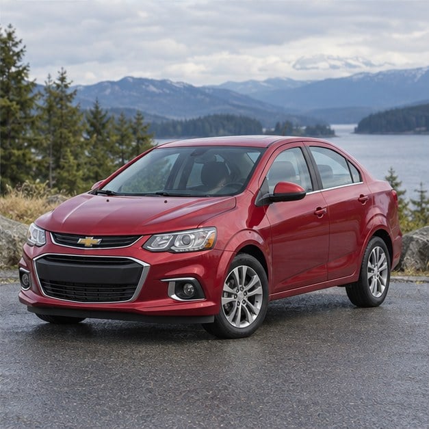 One 2017-2018 Chevrolet Sonic representative of this body-style range