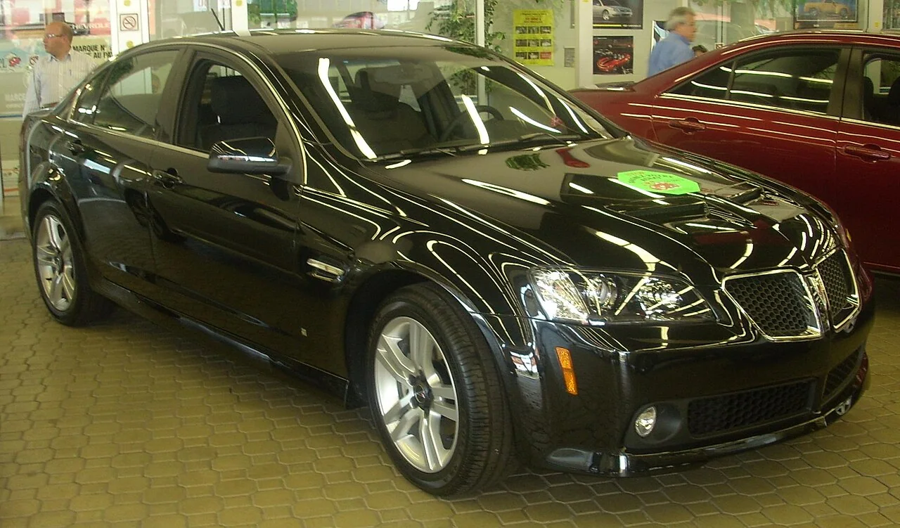 2009 Pontiac G8 — representative vehicle photograph