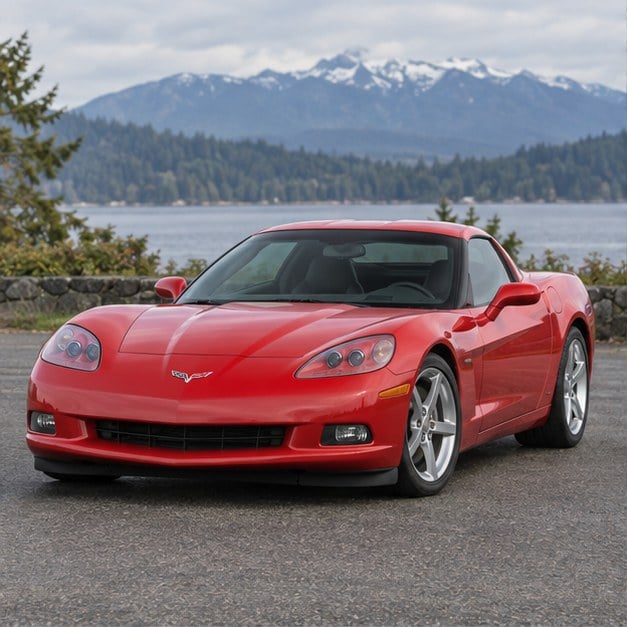 One 2005-2013 Chevrolet Corvette representative of this body-style range
