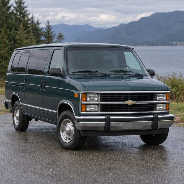 One 1991-1995 Chevrolet Full Size Van representative of this body-style range