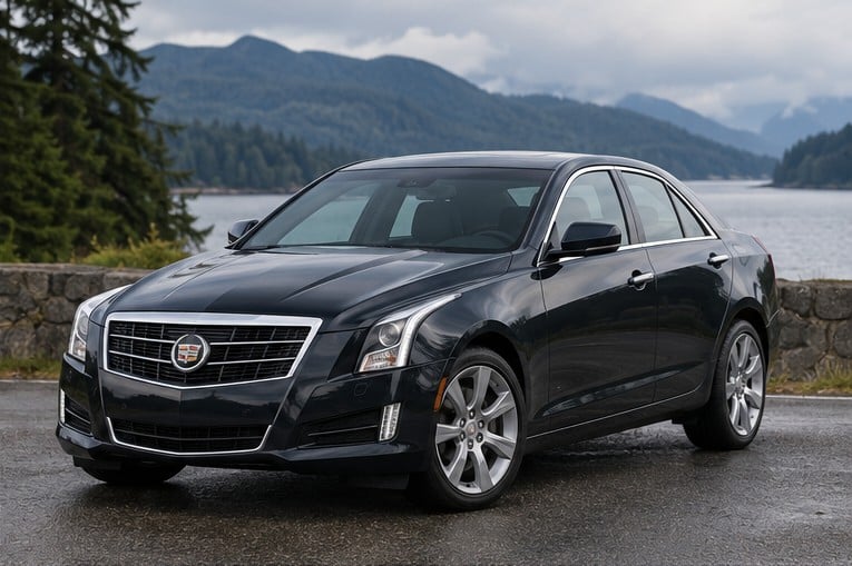 One 2013-2014 Cadillac ATS representative of this body-style range