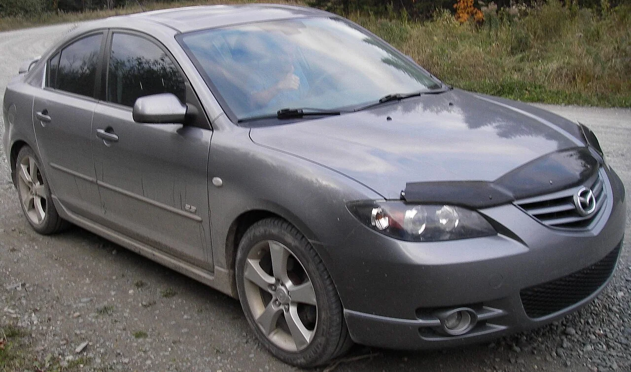 2004–2006 Mazda Mazda 3 — representative vehicle generation; Original North American BK sedan design