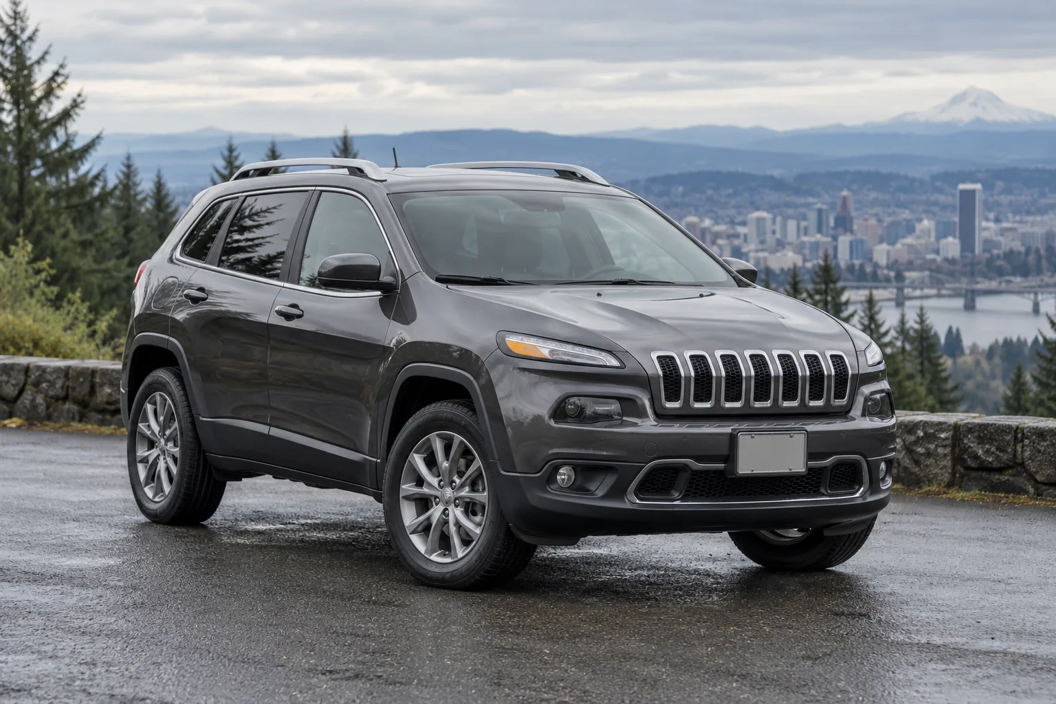 One 2014-2021 Jeep Cherokee representative of this body-style range