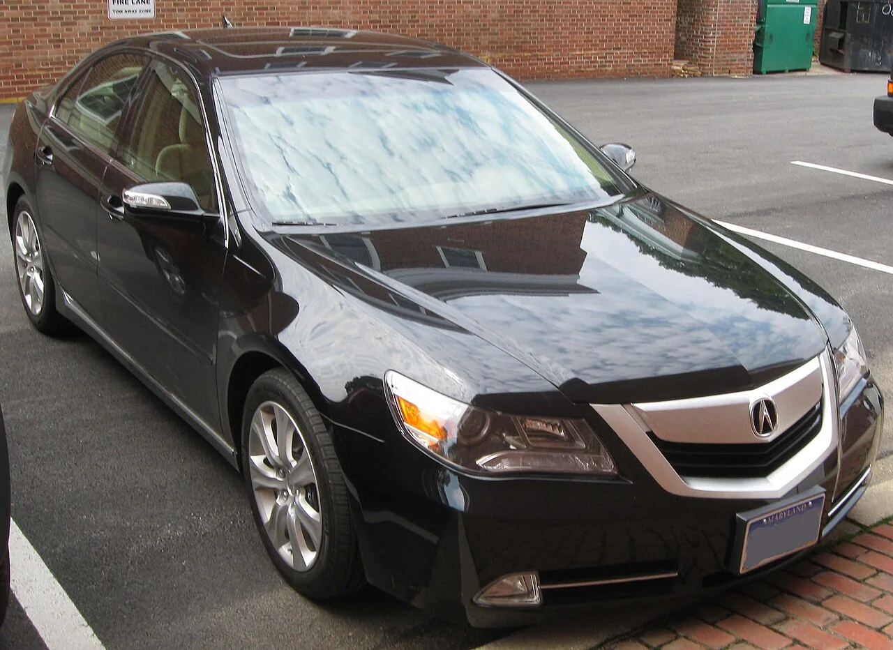 2010 Acura RL — representative vehicle generation