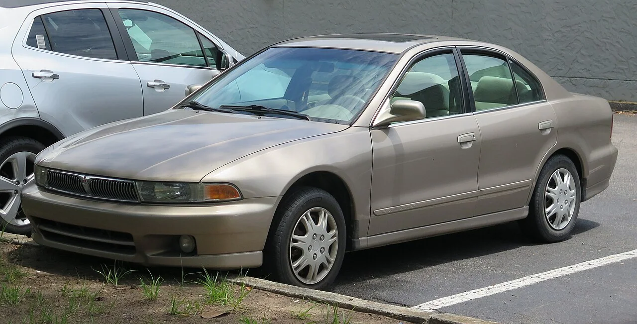 1999 Mitsubishi Galant — representative vehicle generation; 2001 US sedan example