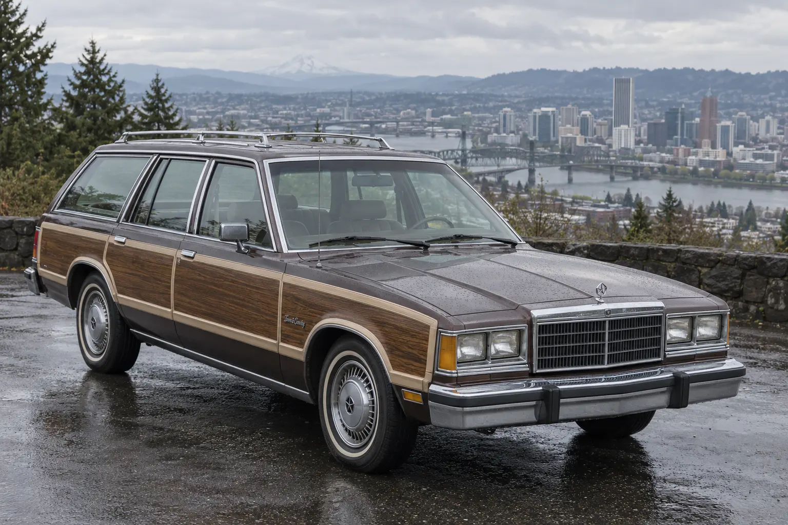 One 1980-1988 Chrysler Town & Country representative of this body-style range