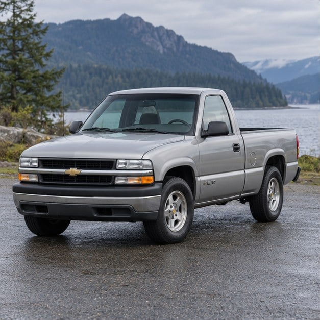 One 1999-2005 Chevrolet S10 Pickup representative of this body-style range