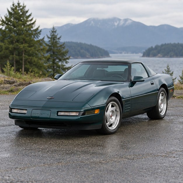 One 1991-1996 Chevrolet Corvette representative of this body-style range