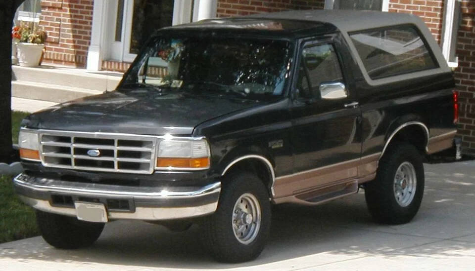 1992–1996 Ford Bronco — representative vehicle photograph