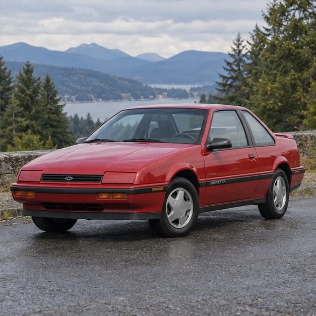One 1987-1990 Chevrolet Beretta representative of this body-style range