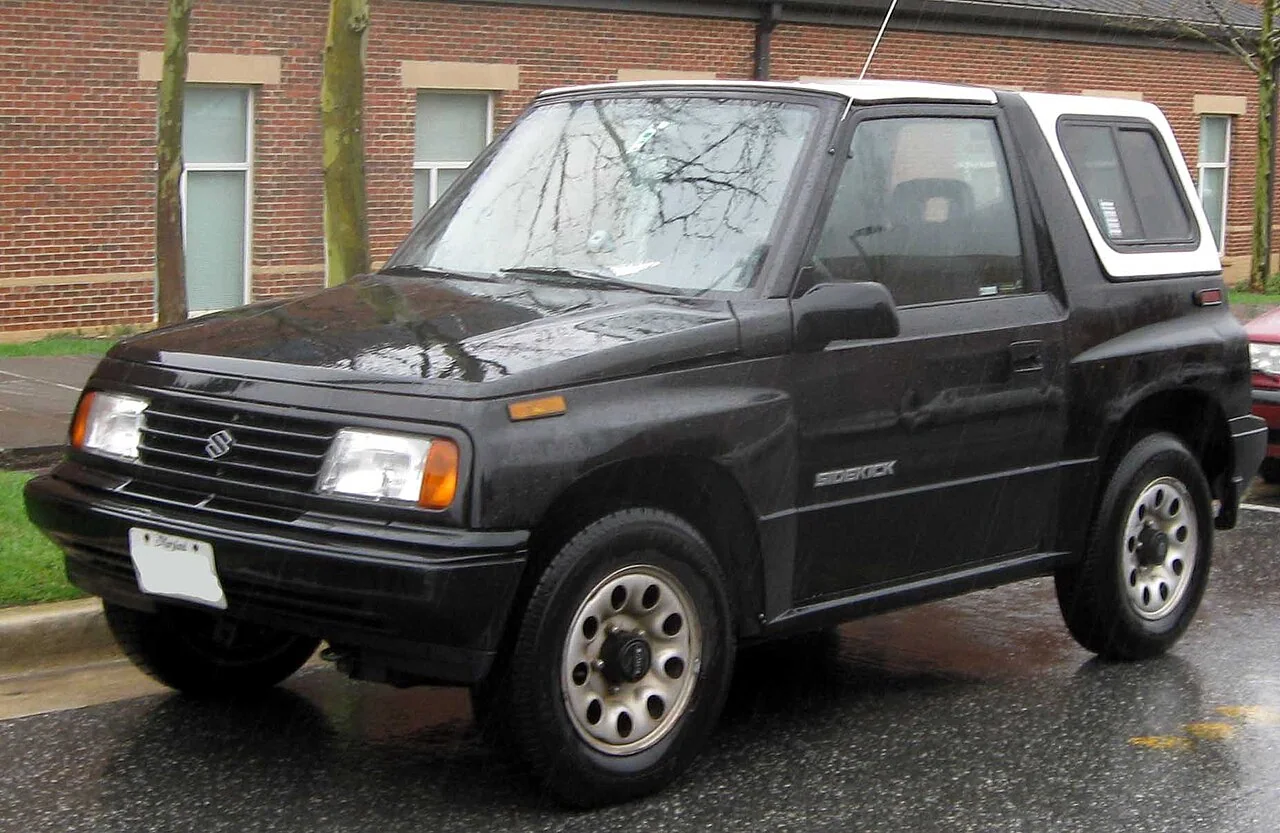 1989–1991 Suzuki Sidekick — representative vehicle generation; original two-door styling