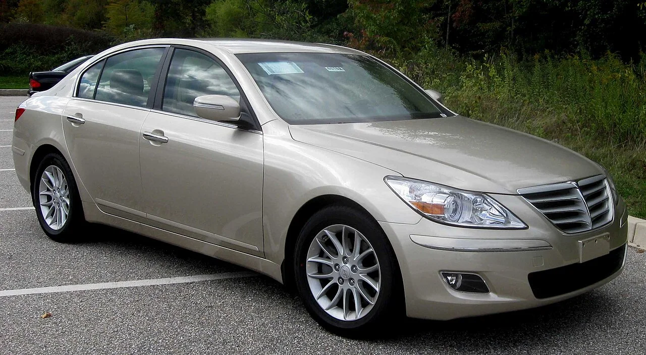 2009–2011 Hyundai Genesis 4 Dr — representative vehicle generation; 2009 US sedan example