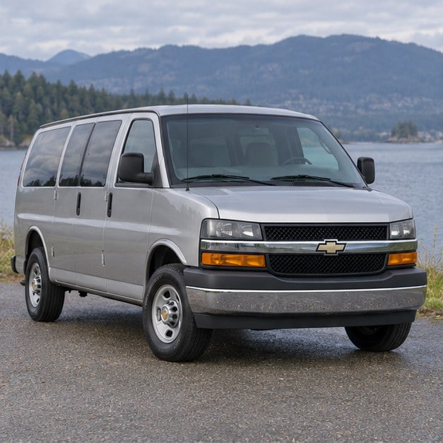 One 1999-2007 Chevrolet Express Van representative of this body-style range