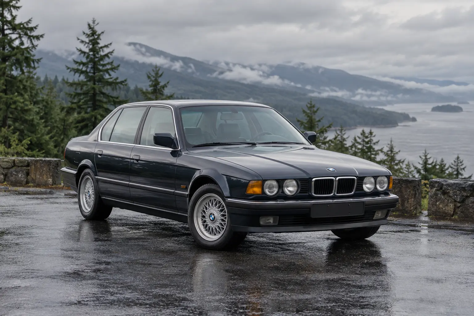 One 1988-1994 BMW 7 Series representative of this body-style range