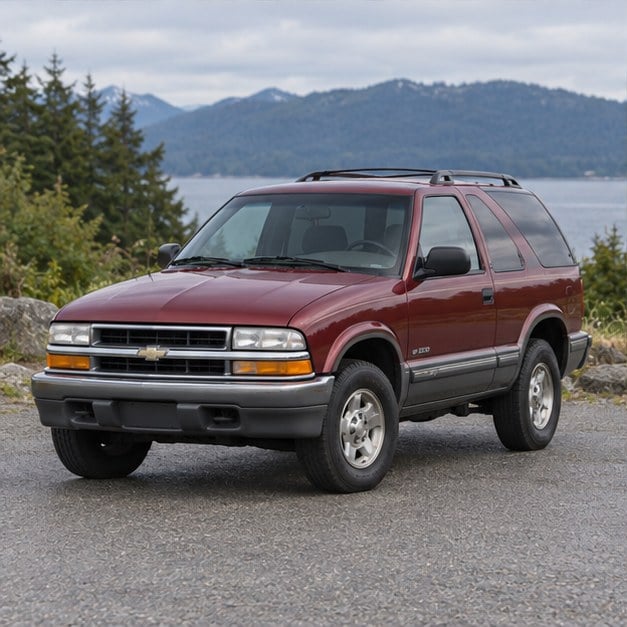 One 1995-1998 Chevrolet S10 Blazer representative of this body-style range