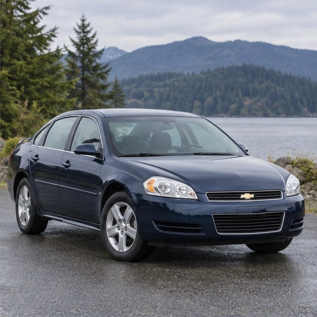 One 2006-2013 Chevrolet Impala representative of this body-style range