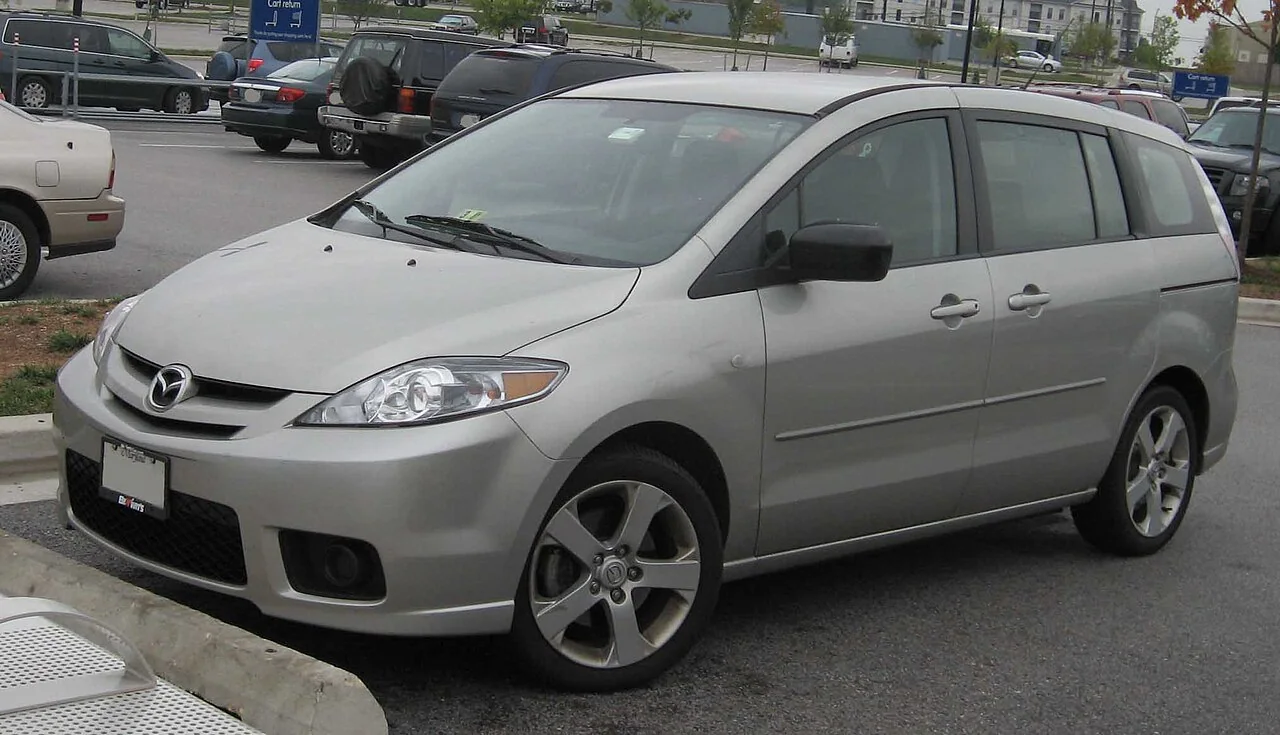 2006–2007 Mazda Mazda 5 — representative vehicle generation; Original North American front design