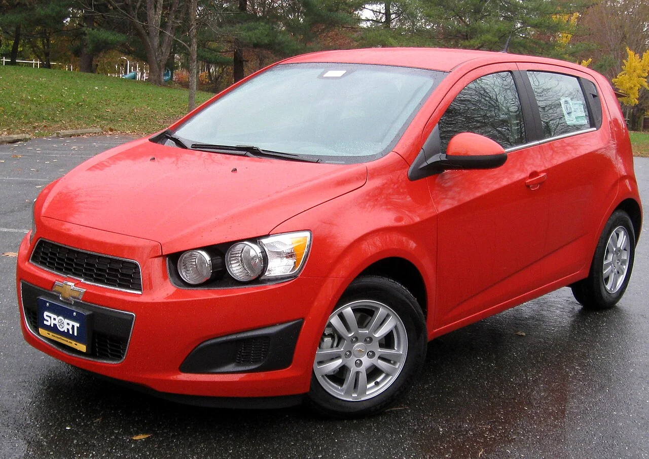 2012 Chevrolet Sonic — representative vehicle photograph