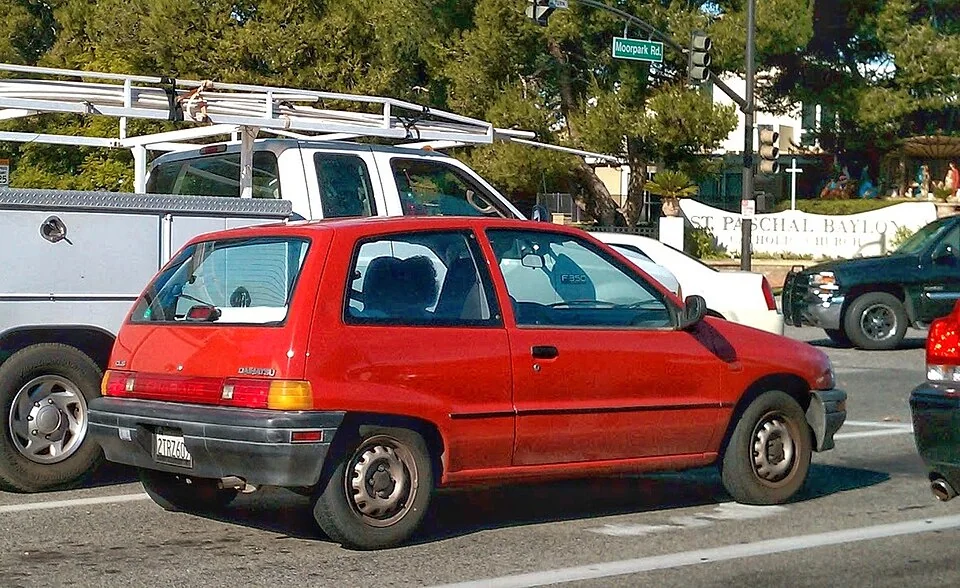 1988–1990 Daihatsu Charade — representative vehicle generation; 1989 US CLS three-door hatchback example