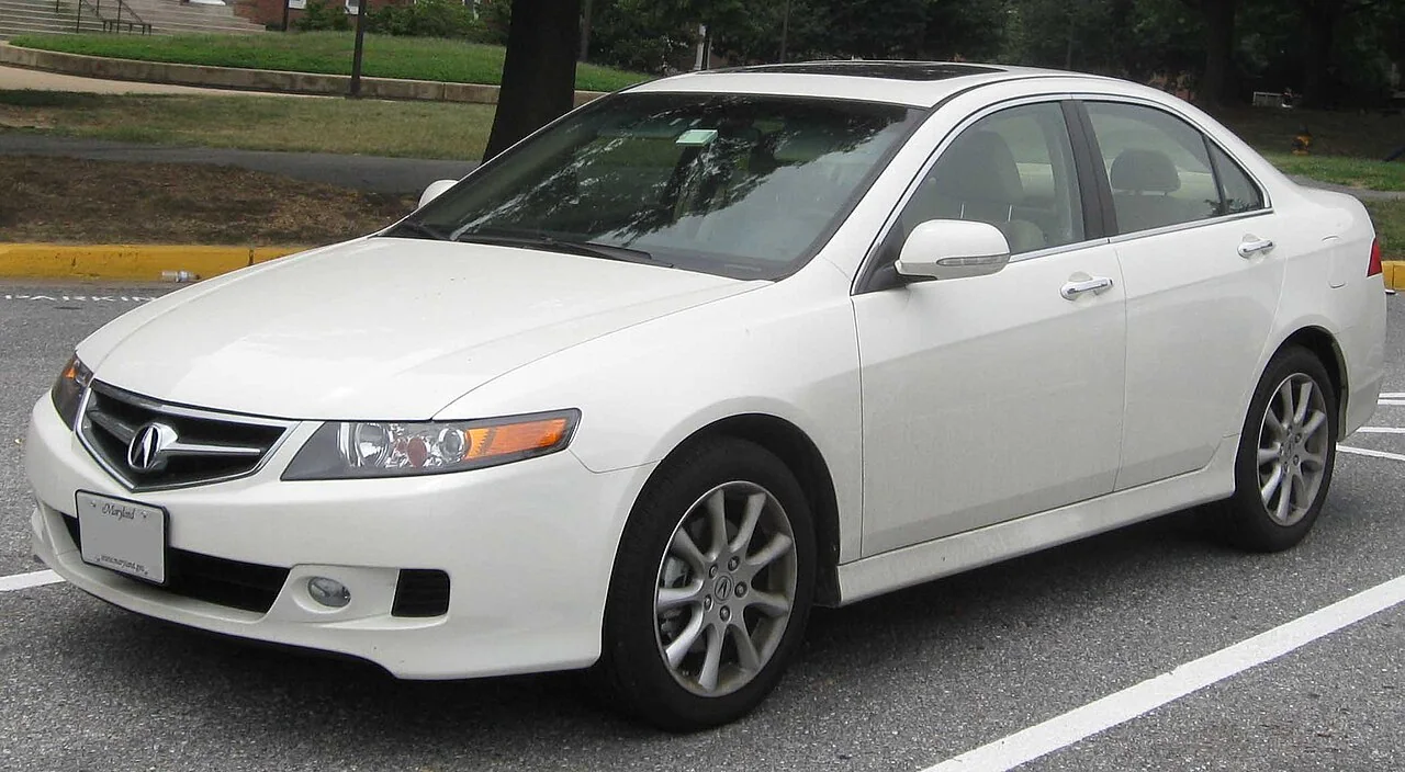2008 Acura TSX — representative vehicle generation