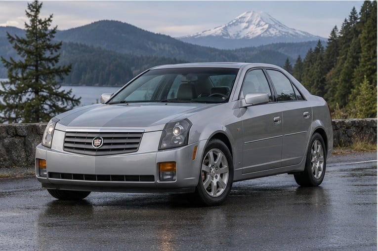 One 2003-2007 Cadillac CTS representative of this body-style range