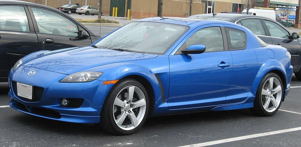 2004–2008 Mazda RX-8 — representative vehicle generation; Original North American front design