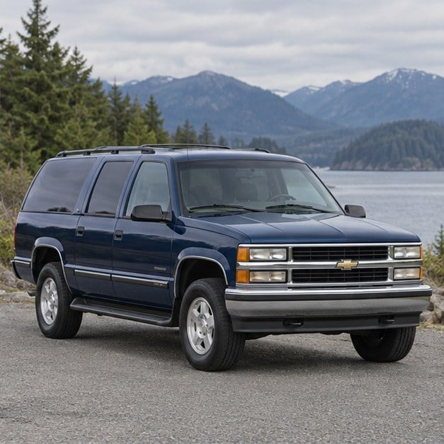 One 1995-1998 Chevrolet Suburban representative of this body-style range