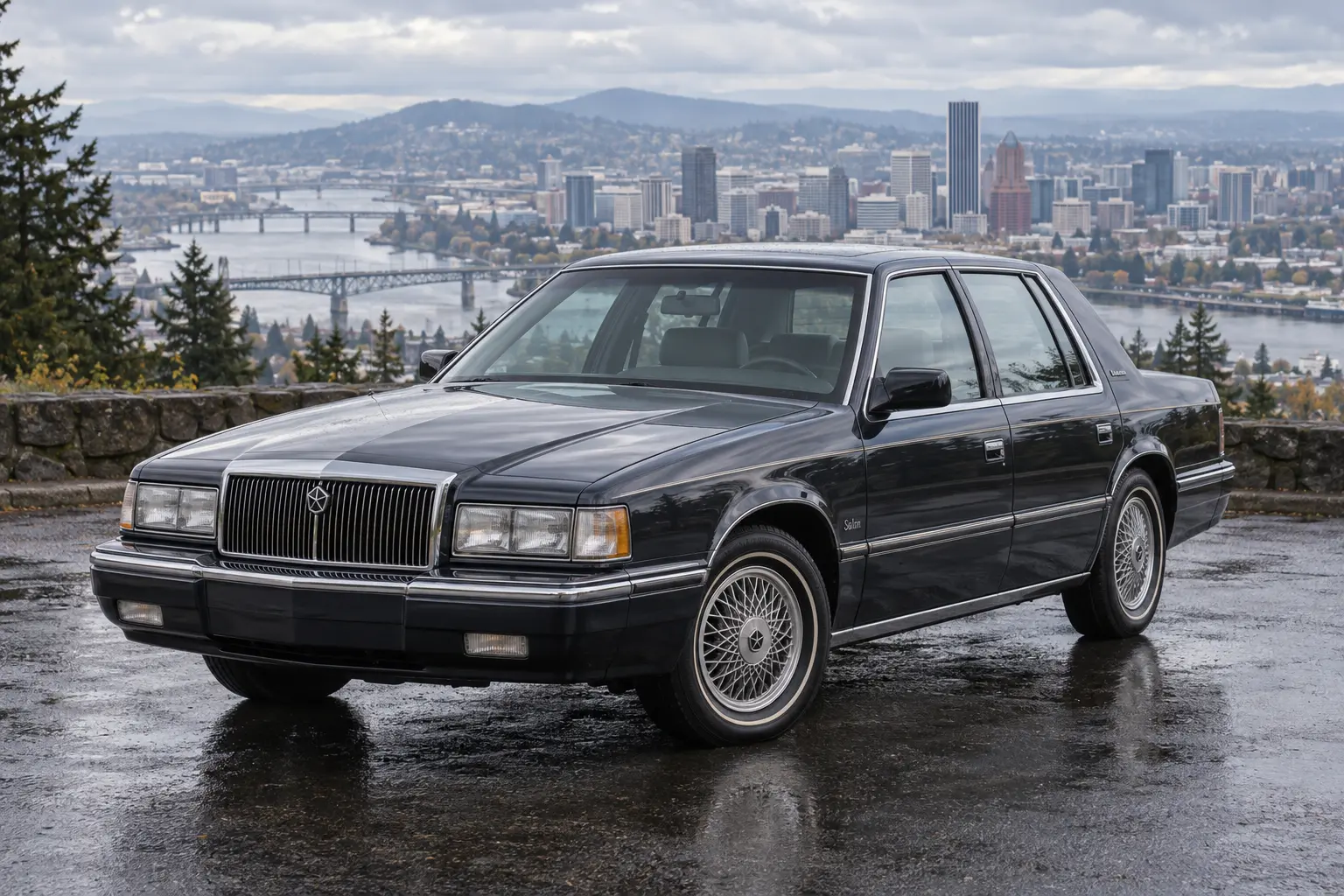 One 1989-1993 Chrysler New Yorker representative of this body-style range