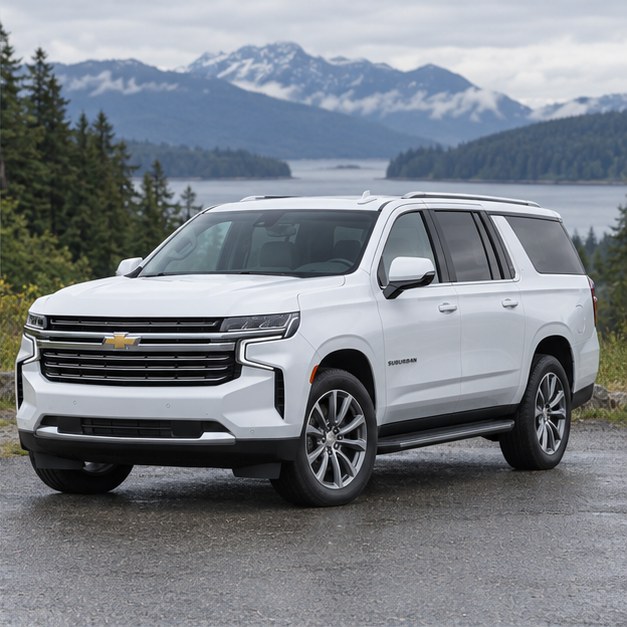 One 2021 Chevrolet Suburban representative of this body-style range