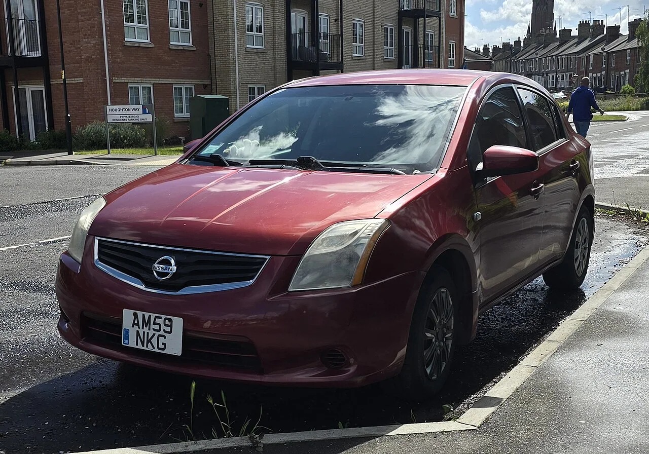 2007–2012 Nissan Sentra — representative body generation