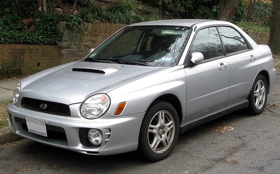 2002–2005 Subaru Impreza WRX — representative vehicle generation