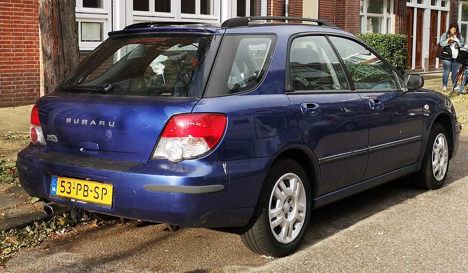 2002–2007 Subaru Impreza — representative vehicle generation