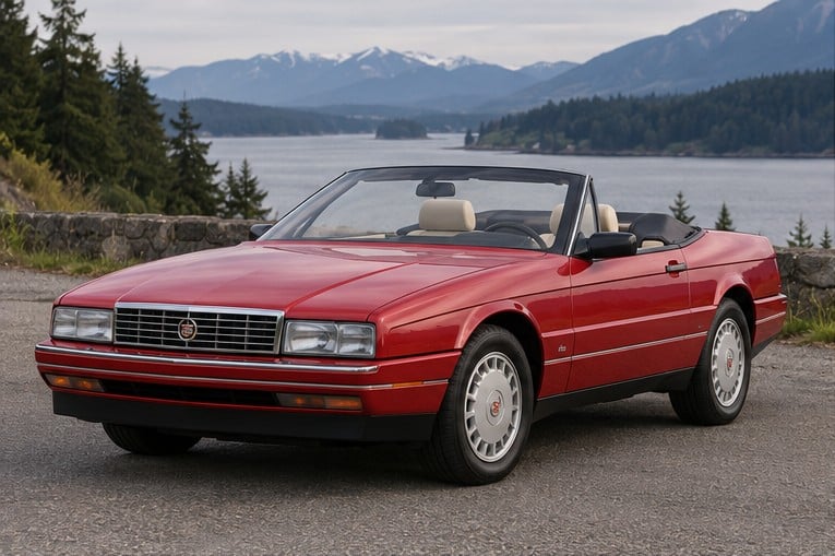 One 1987-1993 Cadillac Allante representative of this body-style range
