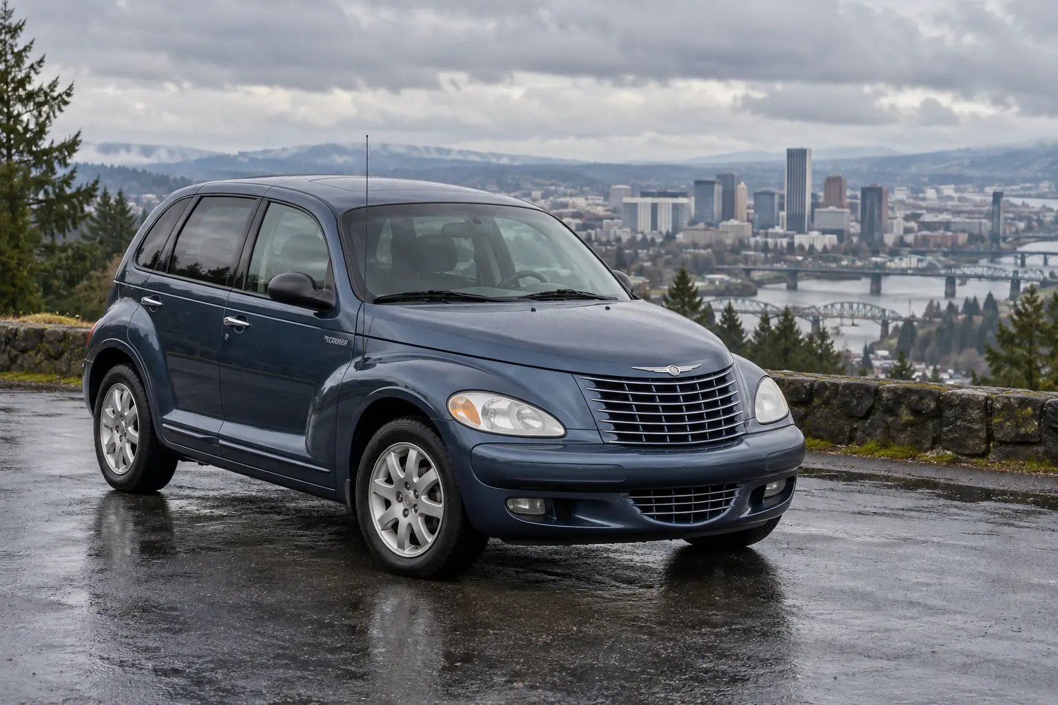 One 2001-2005 Chrysler PT Cruiser representative of this body-style range