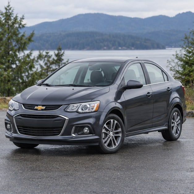 One 2019-2020 Chevrolet Sonic representative of this body-style range
